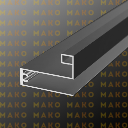 Профиль горизонтальный нижний MS223 Графит (A19)